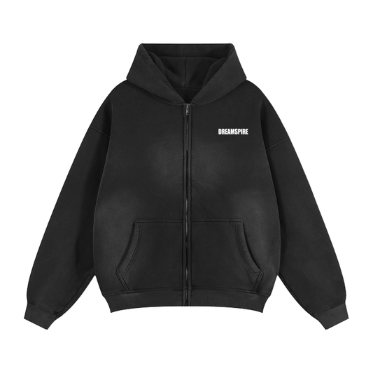 Dreamspire Vintage Zip-Through Hoodie