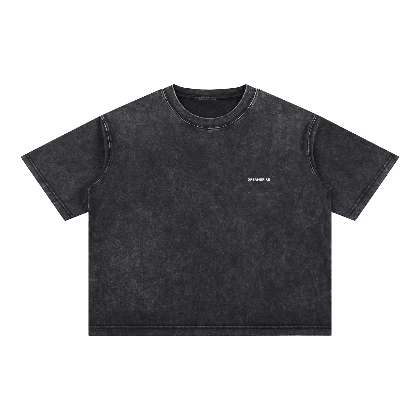 Dreamspire Classic logo Mineral Wash Boxy Cotton T-Shirt