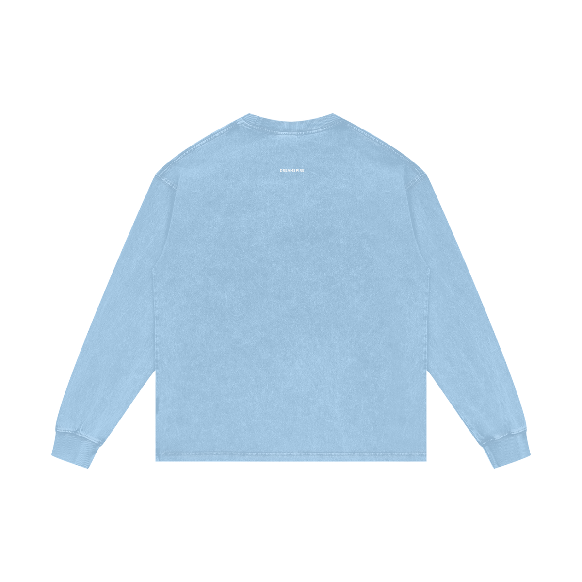 Dreamspire Classic logo Acid Wash Oversize Long Sleeve T-Shirt
