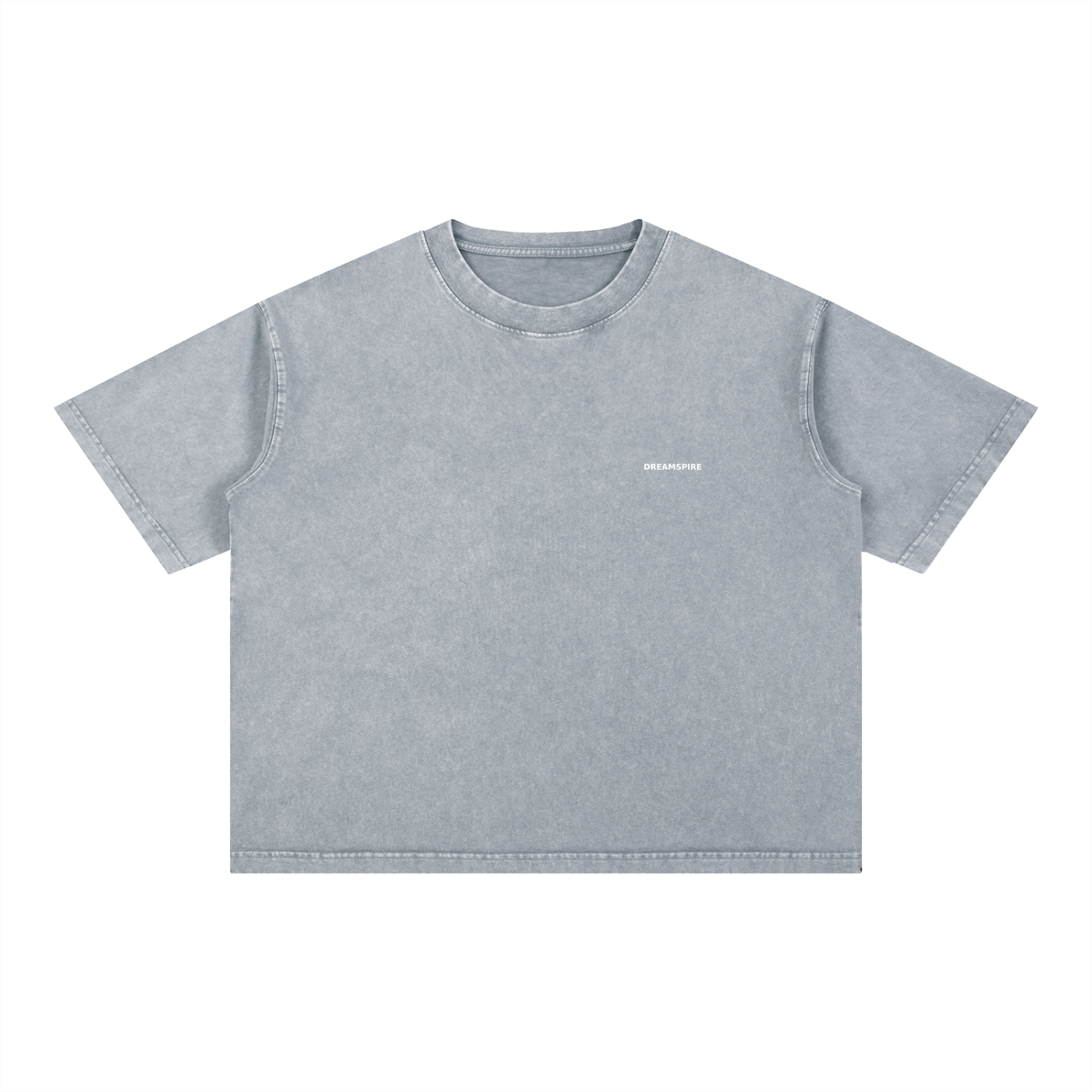 Dreamspire Classic logo Mineral Wash Boxy Cotton T-Shirt