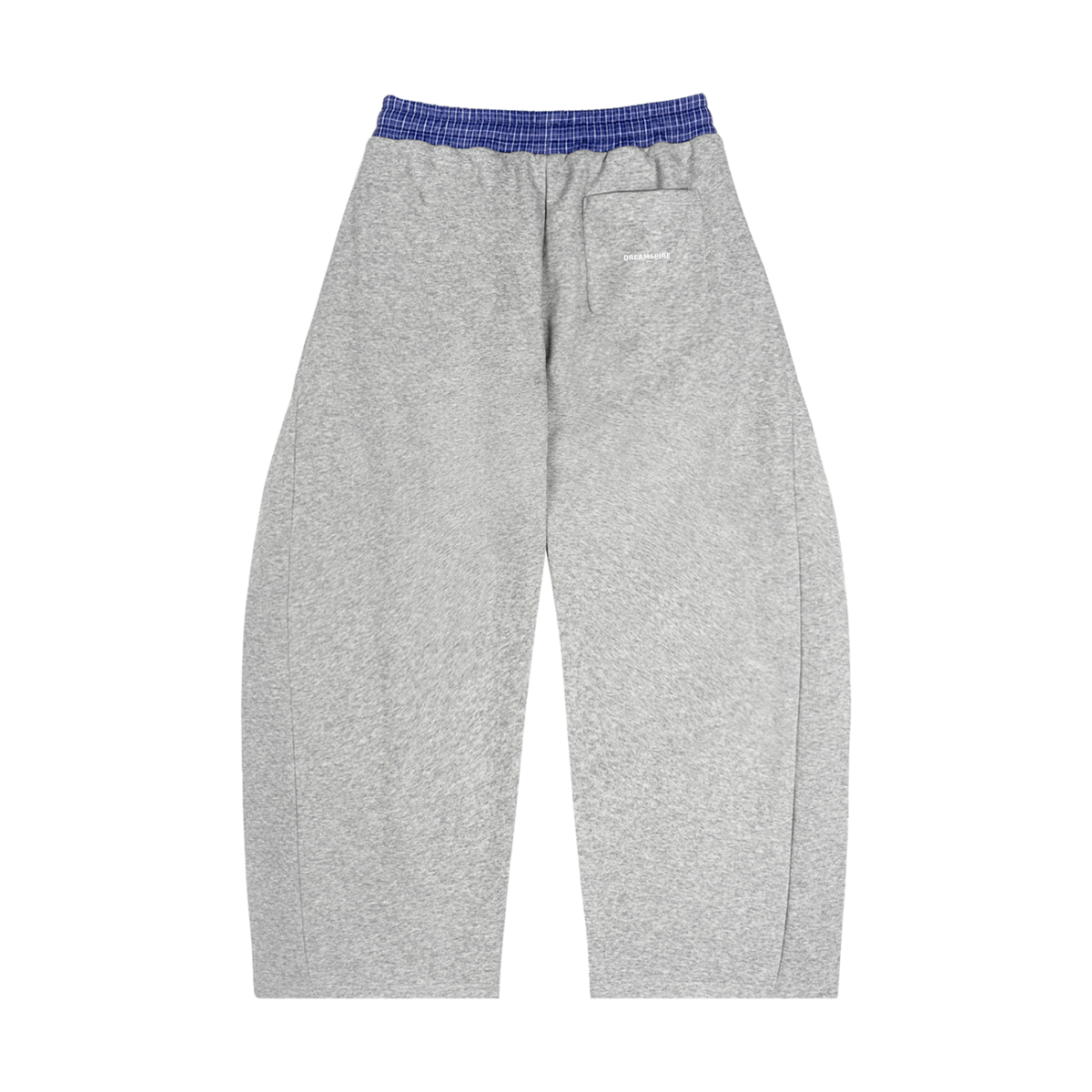 Dreamspire Classic logo Plaid Waistband Barrel Sweatpants