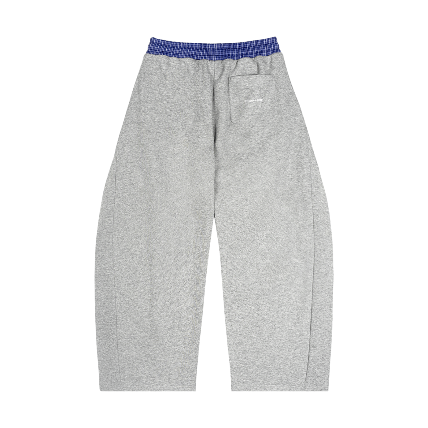 Dreamspire Classic logo Plaid Waistband Barrel Sweatpants