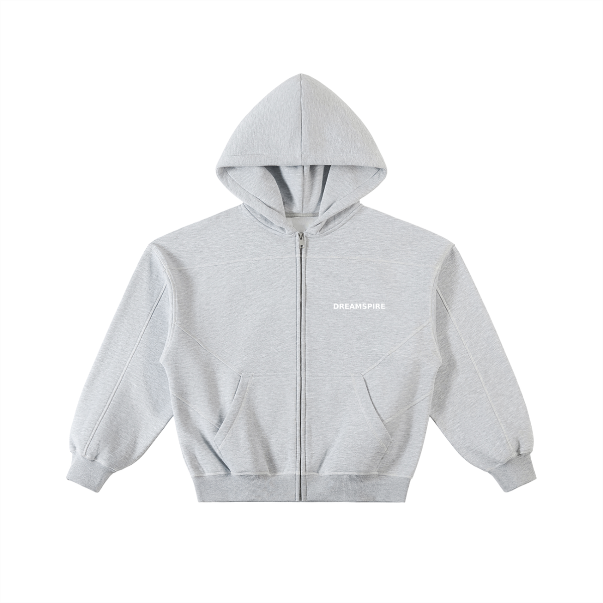 Dreamspire Classic logo Contrast-Stitched Boxy Fleece Hoodie