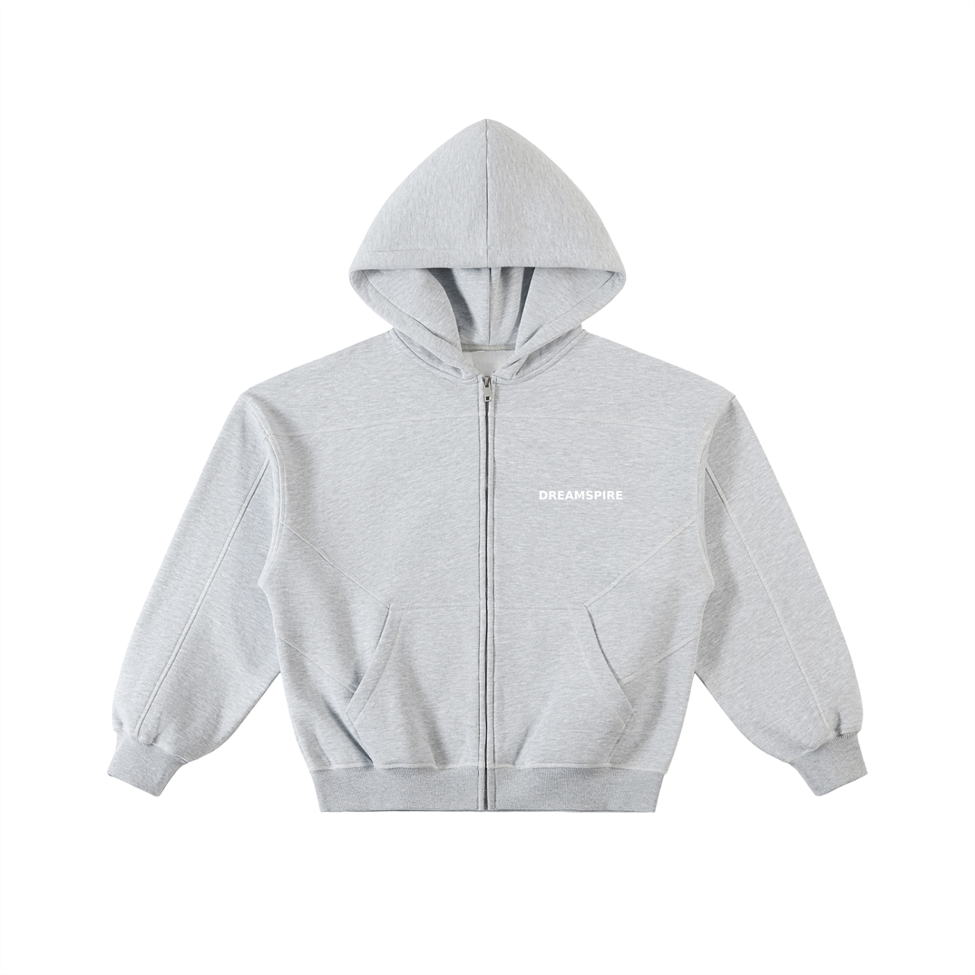 Dreamspire Classic logo Contrast-Stitched Boxy Fleece Hoodie