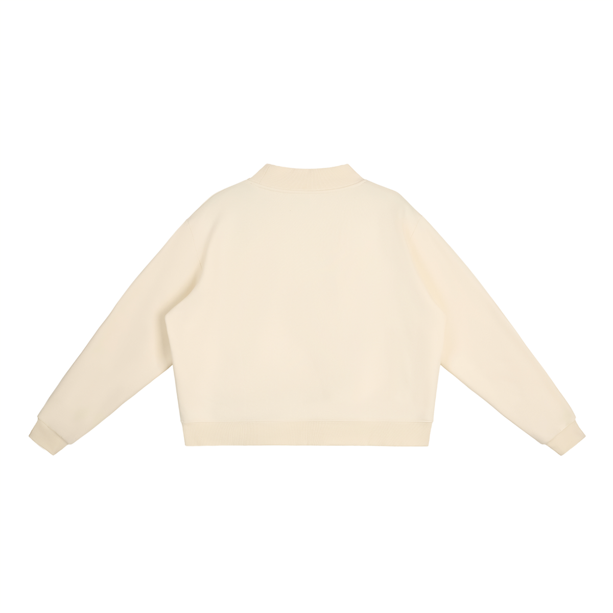 Dreamspire Classic logo Essential Fleece Mock-Neck Crew Sweatshirt