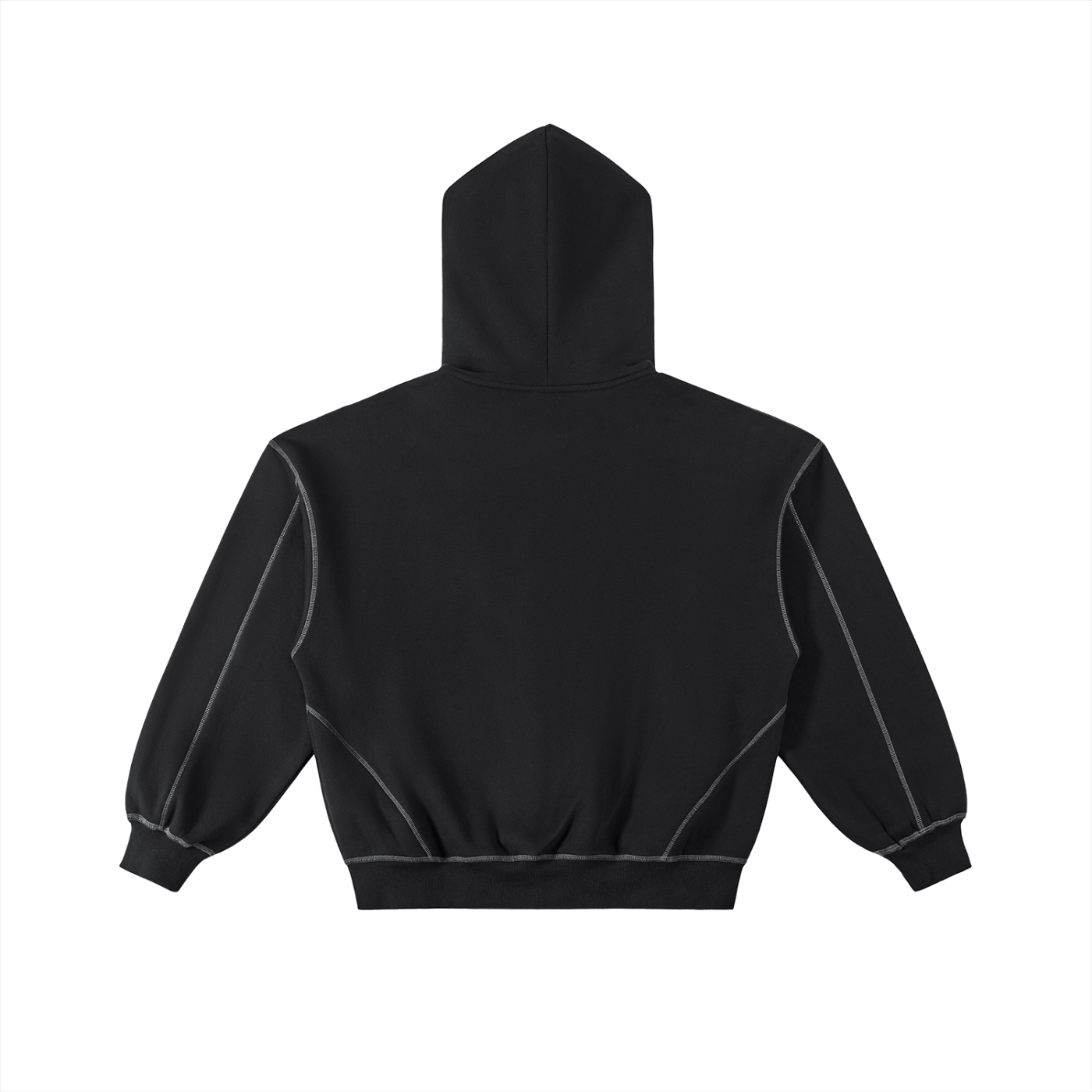 Dreamspire Classic logo Contrast-Stitched Boxy Fleece Hoodie