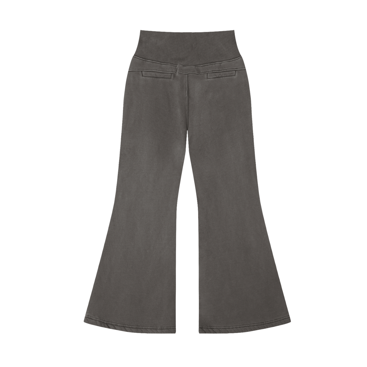 Dreamspire Baseball Female Vintage Washed Flared Fleece Pants