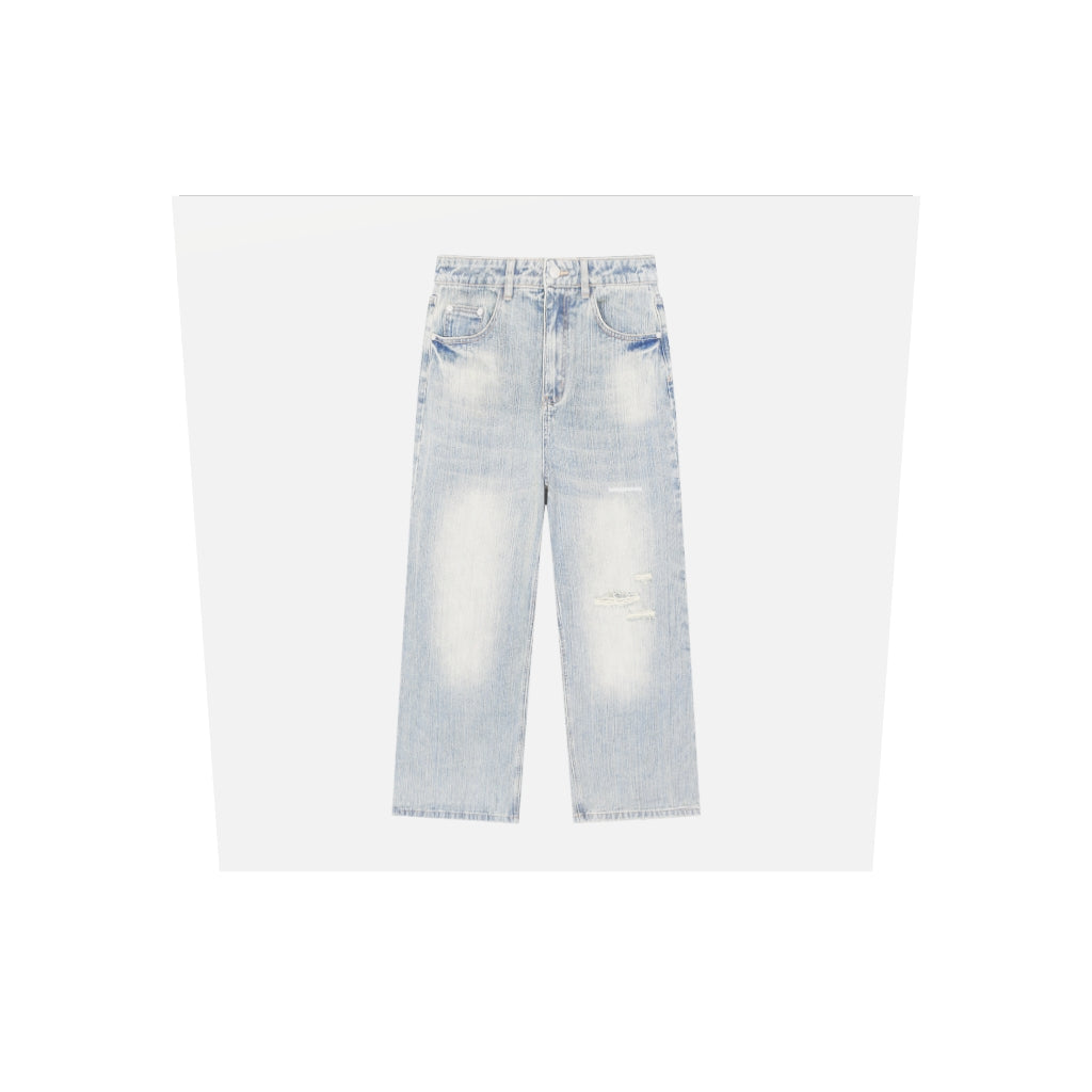 Dreamspire Classic logo Vintage Wash Distressed Denim Jeans