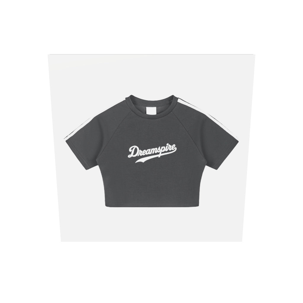 Dreamspire Baseball Taped Cooling Performance Crop Top