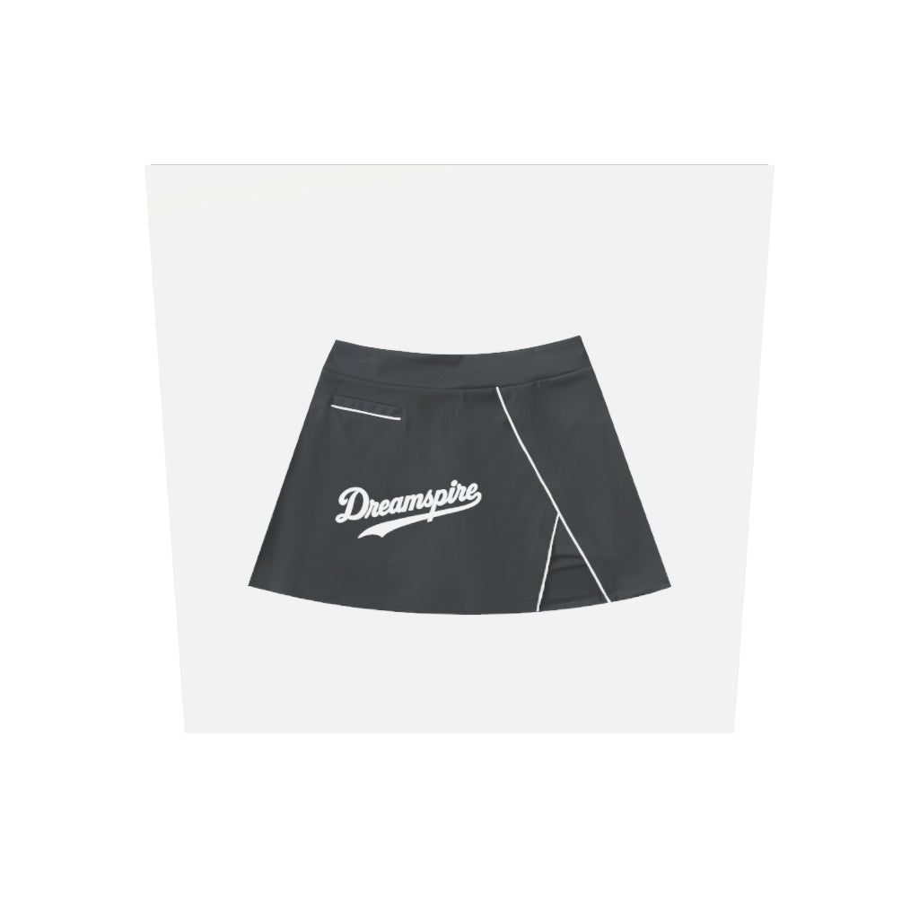 Dreamspire Baseball High-Waist Pocketed A-Line Skirt