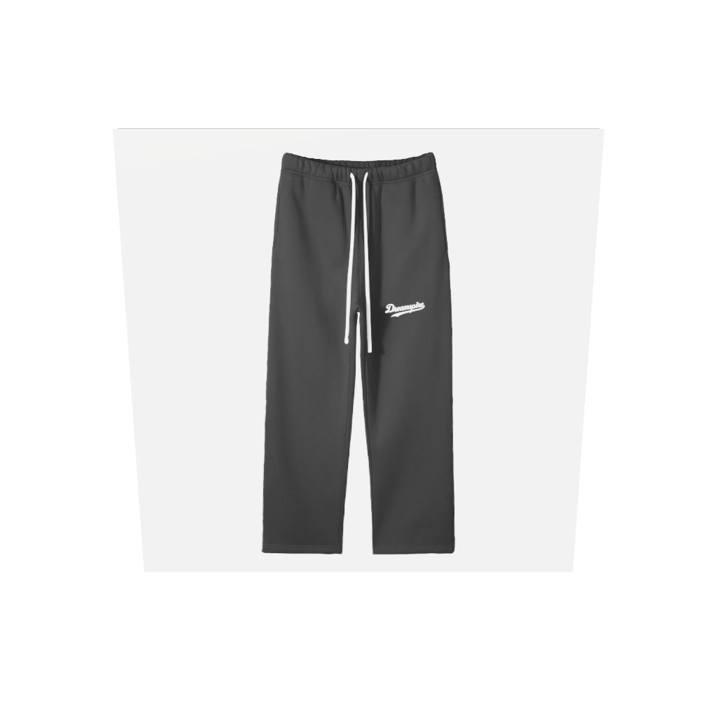 Dreamspire Baseball Unisex Solid Color Fleece Straight Leg Pants