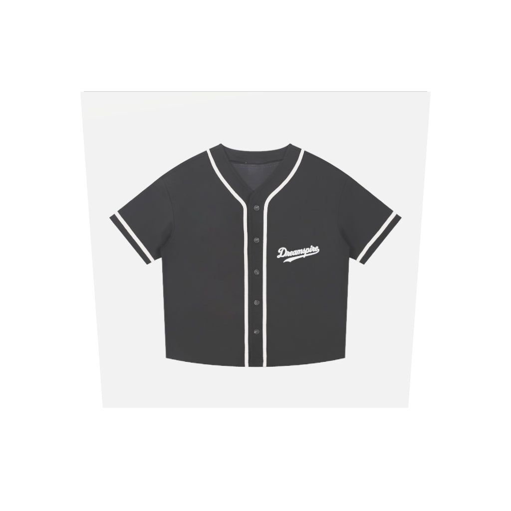 Dreamspire Contrast Piped Button-Up Jersey