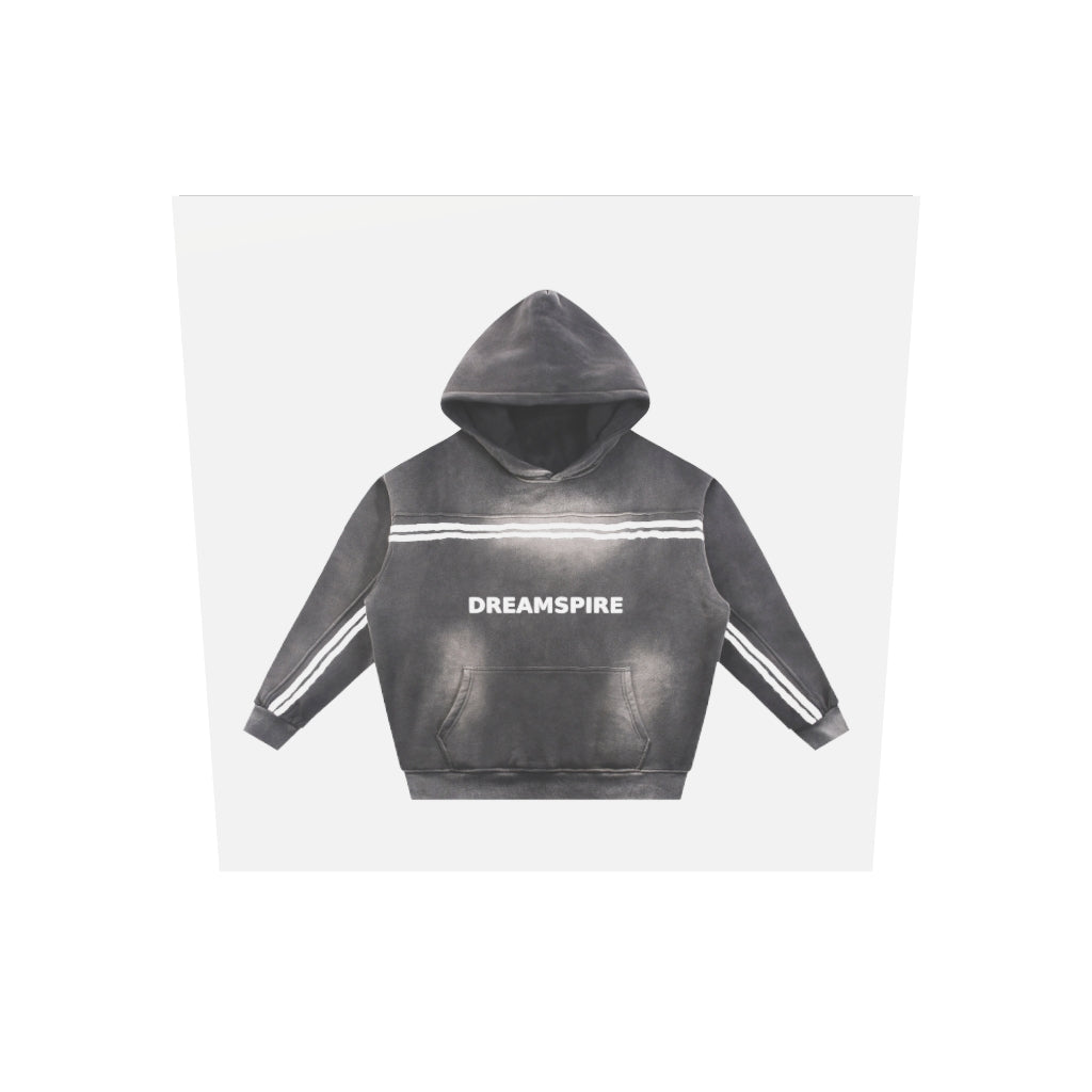 Dreamspire Classic logo Sun Fade Contrast Tape Fleece Hoodie
