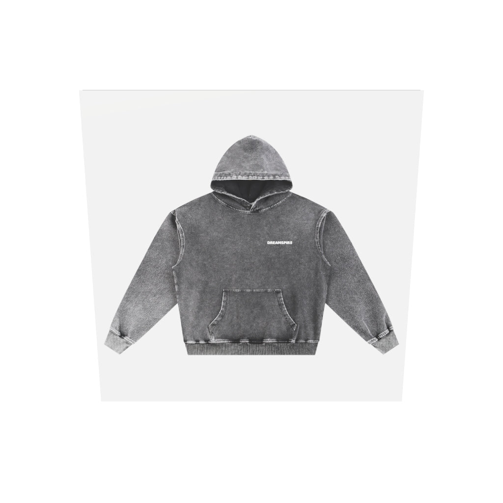 Dreamspire Classic logo Snow Wash Oversized Hoodie