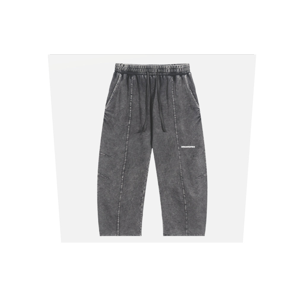 Dreamspire Classic logo Snow Wash Drawstring Cotton Pants