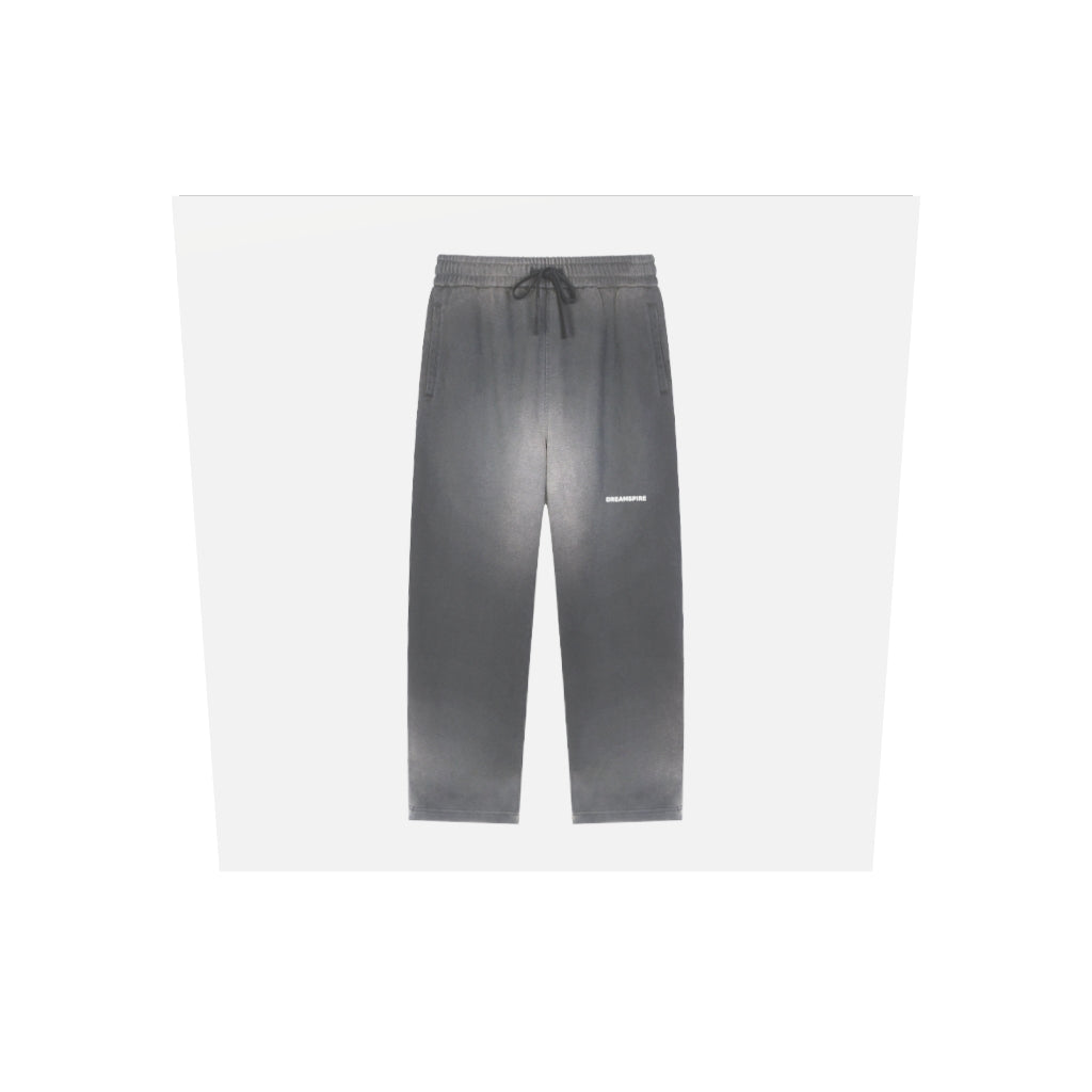 Dreamspire Classic logo Sun Fade Raw Edge Straight-Leg Sweatpants