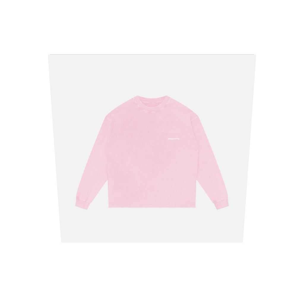 Dreamspire Classic logo Acid Wash Oversize Long Sleeve T-Shirt